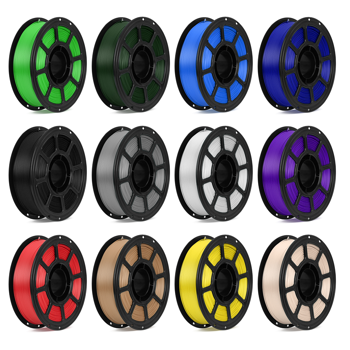 PLA 12-Color 1.75mm 3D Printer Filament Set detail image 3
