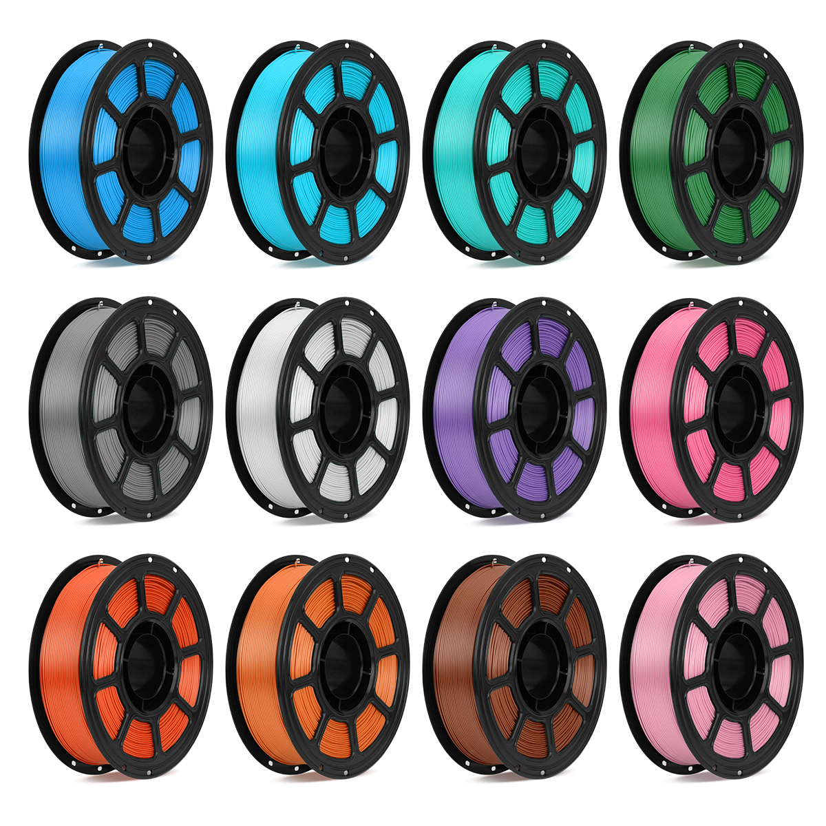 PLA 12-Color 1.75mm 3D Printer Filament Set detail image 2