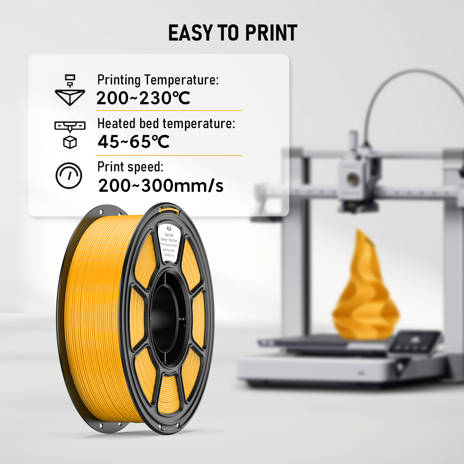 Silk PLA 1.75mm 3D Printer Filament Spool detail image 7