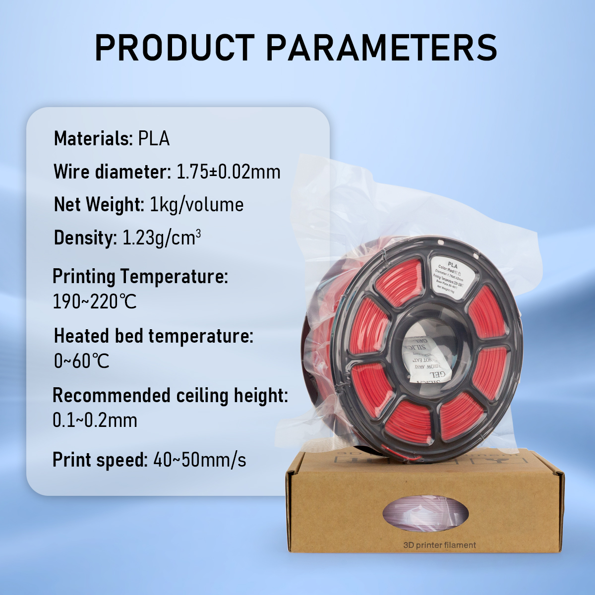 PLA 12-Color 1.75mm 3D Printer Filament Set detail image 8