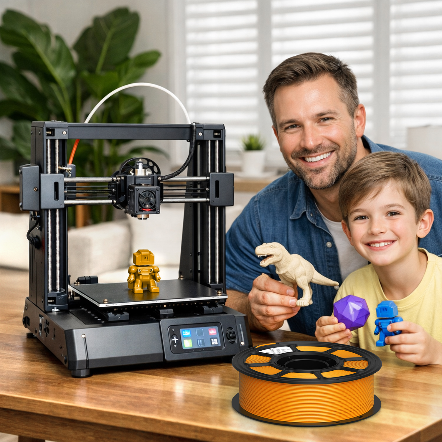 Silk PLA 1.75mm 3D Printer Filament Spool detail image 2