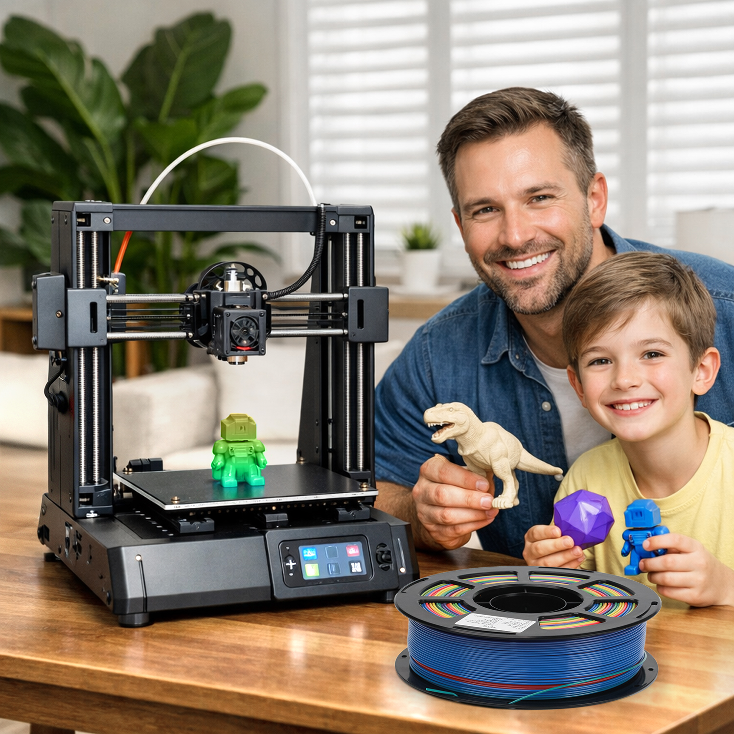 Rainbow Gradient PETG 3D Printer Filament detail image 8