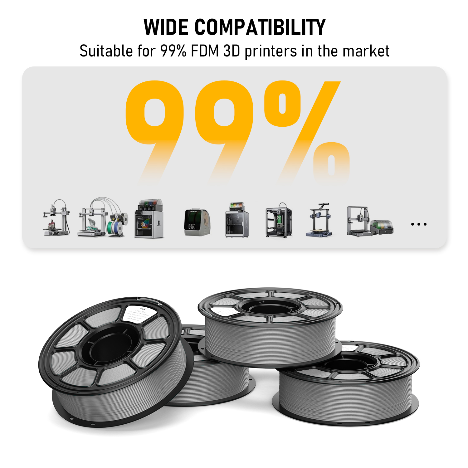 Silk PLA 1.75mm 3D Printer Filament Spool detail image 5